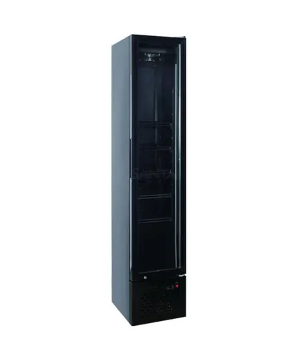 vertical commercial fridge view 2