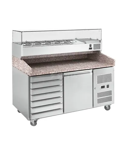 Counter Ventilated Pizza Counter view 2