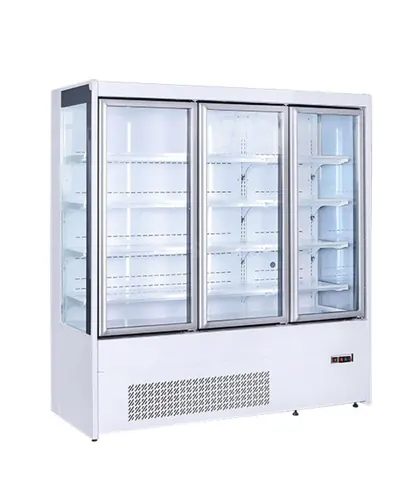 Multideck-Plug in 787mm Depth with Double Glass Door and Alloy Frame